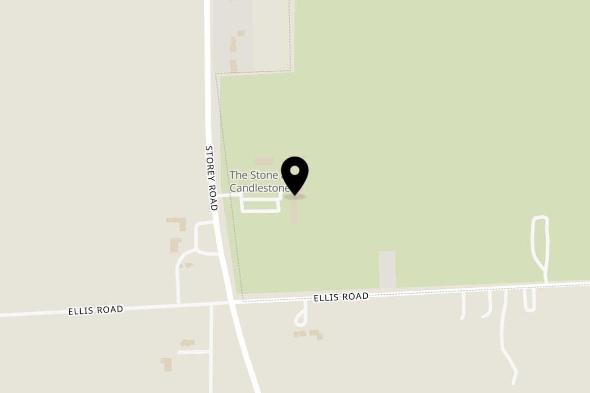 Map showing the location of Water Tower Grille and Smokehouse on 8100 Storey Rd in Belding